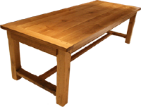 table en chene traditionnelle